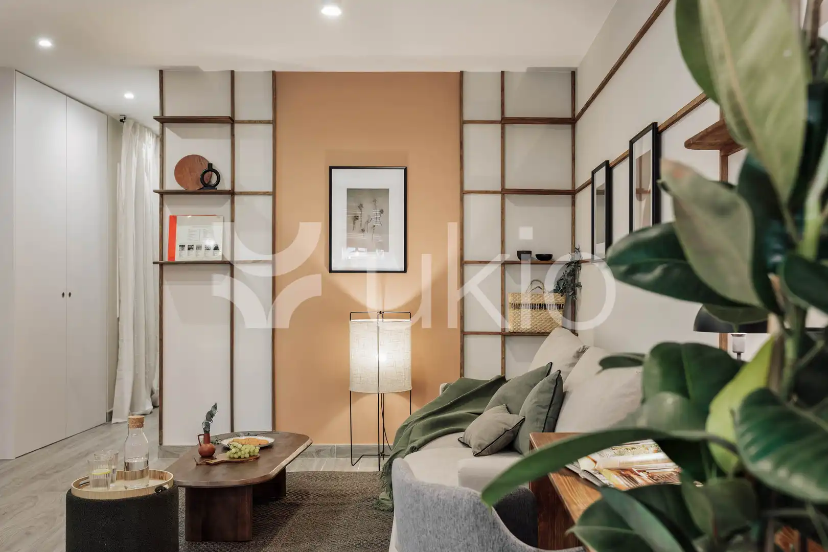 Living room of Apartments for rent in Barcelona  with Air Conditioner, Heating and Furnished