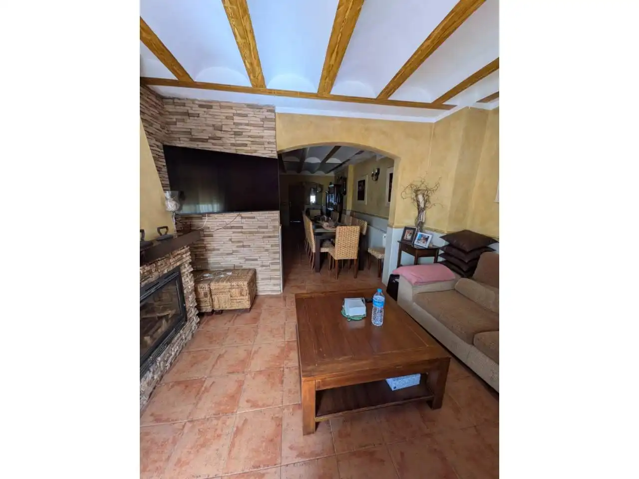 Sala de estar de Casa o chalet en venta en Villargordo del Cabriel con Amueblado
