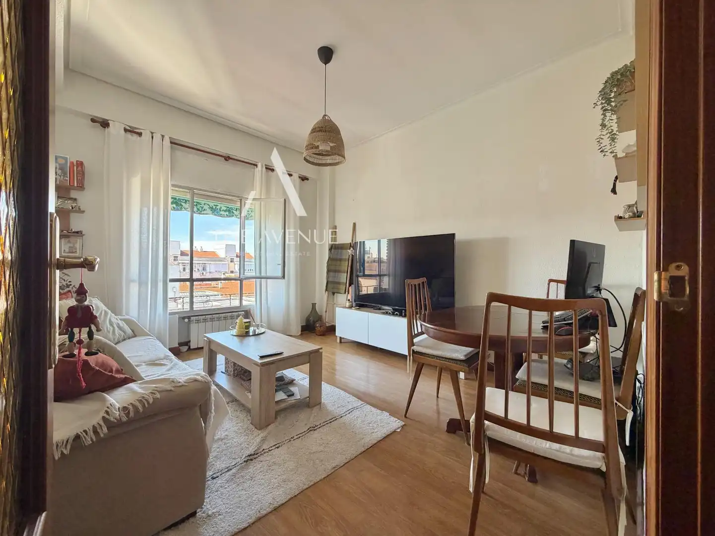 Wohnzimmer von Wohnung zum Verkauf in Madrid mit Klimaanlage und Heizung