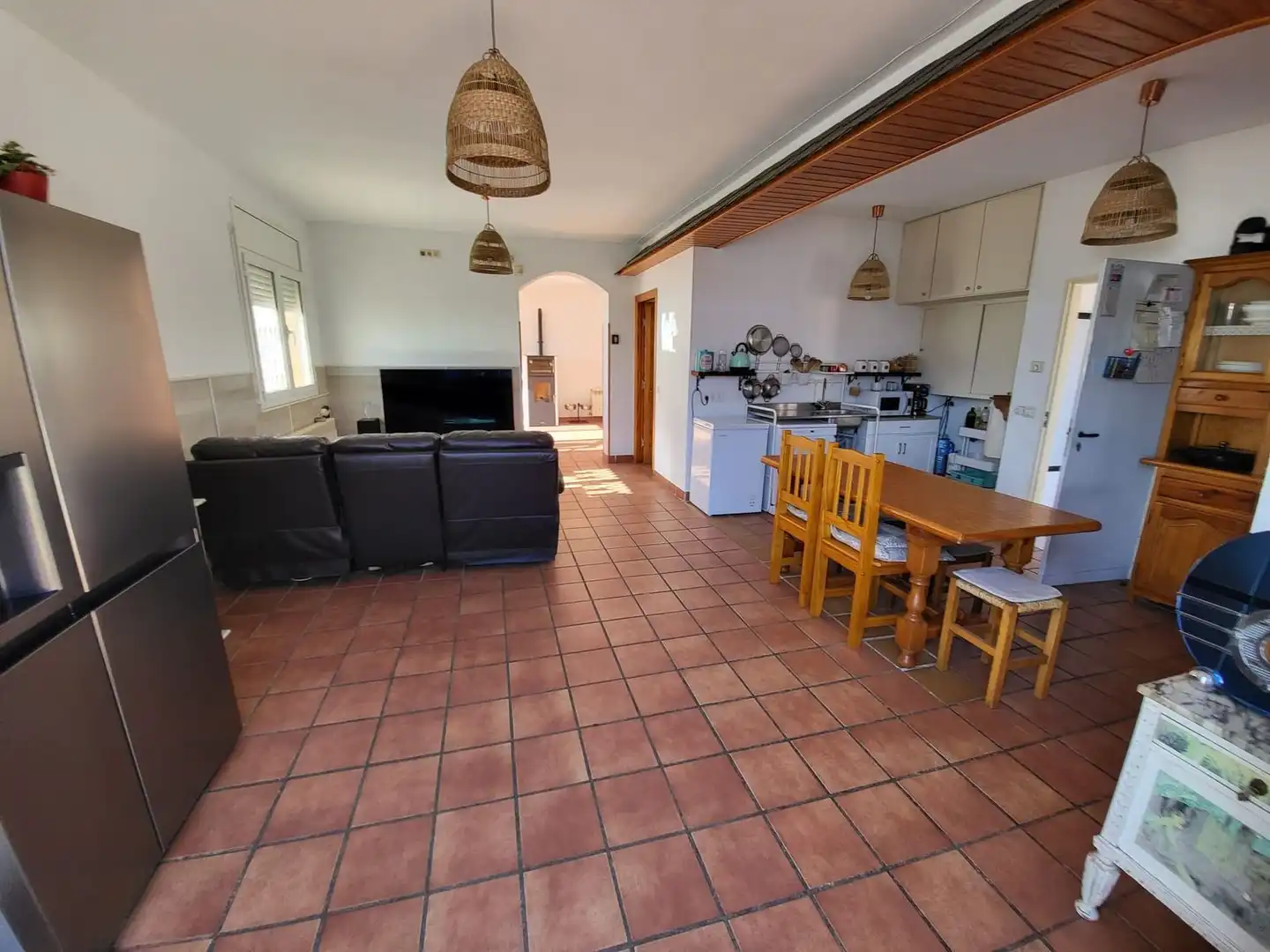 Cuina de Casa o xalet en venda en Vidreres amb Jardí privat, Terrassa i Balcó