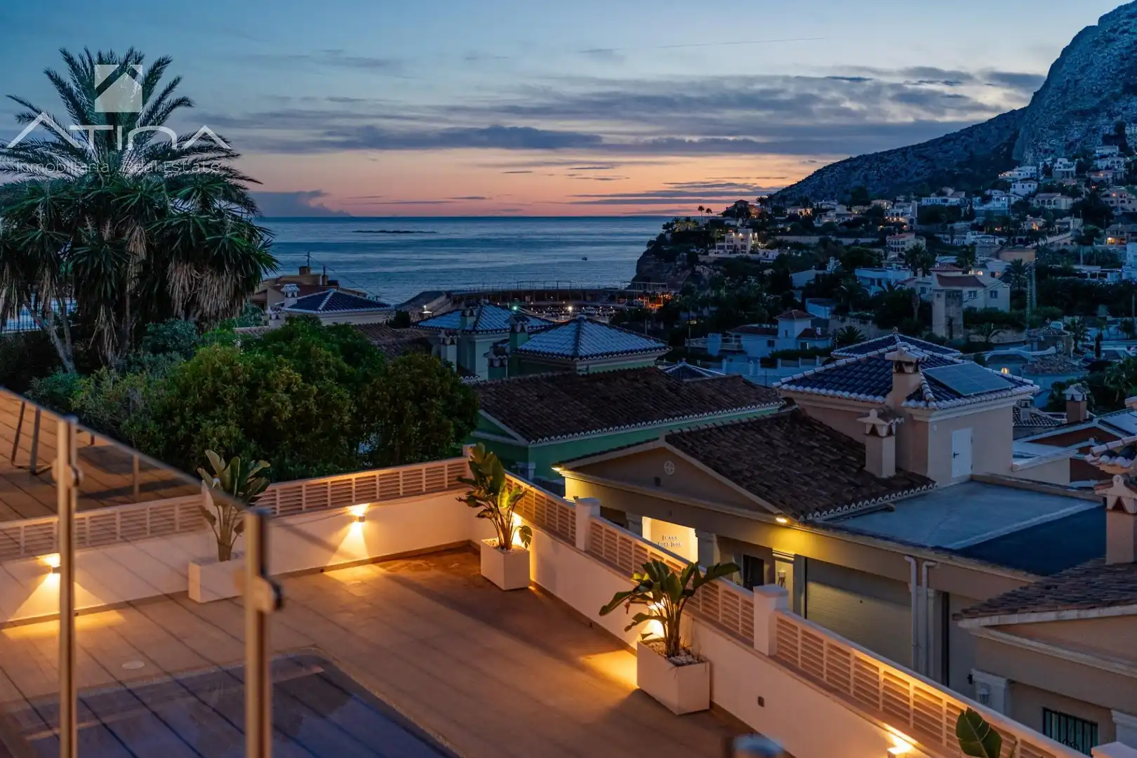 Terrassa de Casa o xalet en venda en Calpe / Calp amb Aire condicionat, Calefacció i Jardí privat