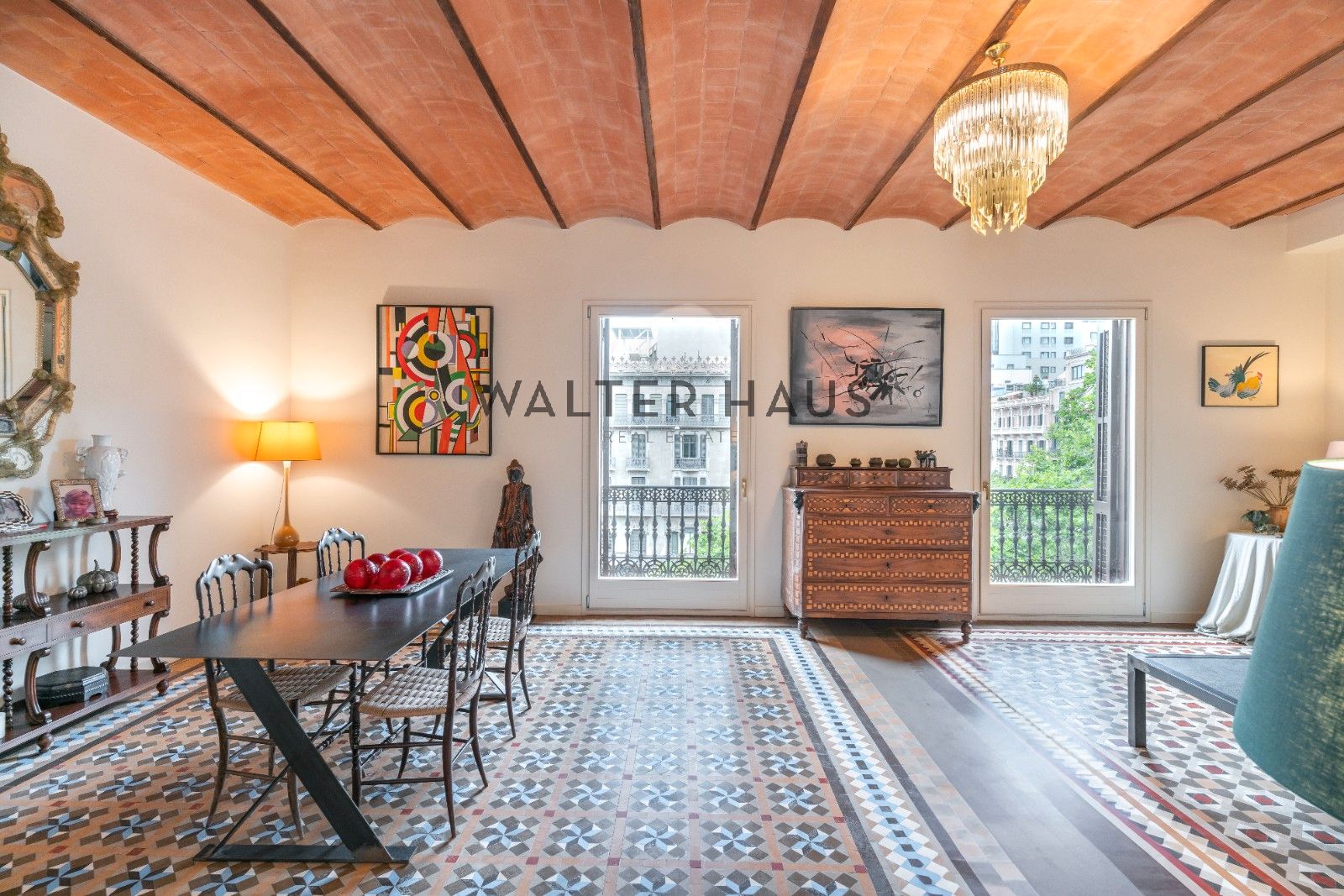 Exterior view of Flat for sale in  Barcelona Capital  with Air Conditioner, Heating and Parquet flooring