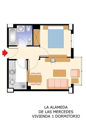 Piso en venta en Madrid con Aire acondicionado, Calefacción y Amueblado