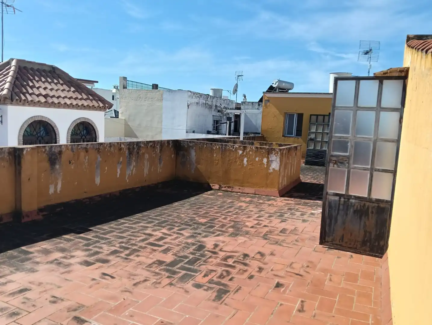 Terrasse von Wohnung zum Verkauf in Villaverde del Río mit Terrasse und Balkon