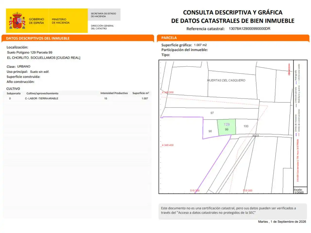 Terreny rústic en venda a Socuéllamos, imagen 9