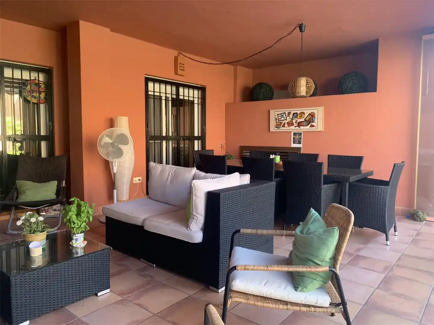 Terrasse von Erdgeschoss zur Miete in Torrox mit Privatgarten, Schwimmbad und Möbliert