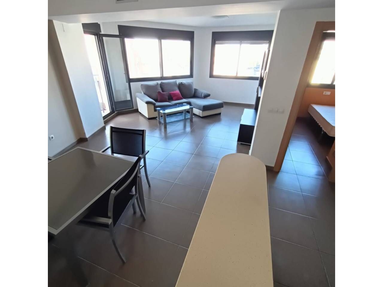 Living room of Flat for sale in Castellón de la Plana / Castelló de la Plana  with Air Conditioner, Storage room and Furnished