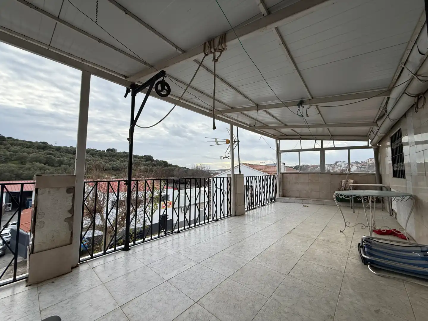 Terrace of Houses for rent in Plasencia  with Air Conditioner, Heating and Furnished