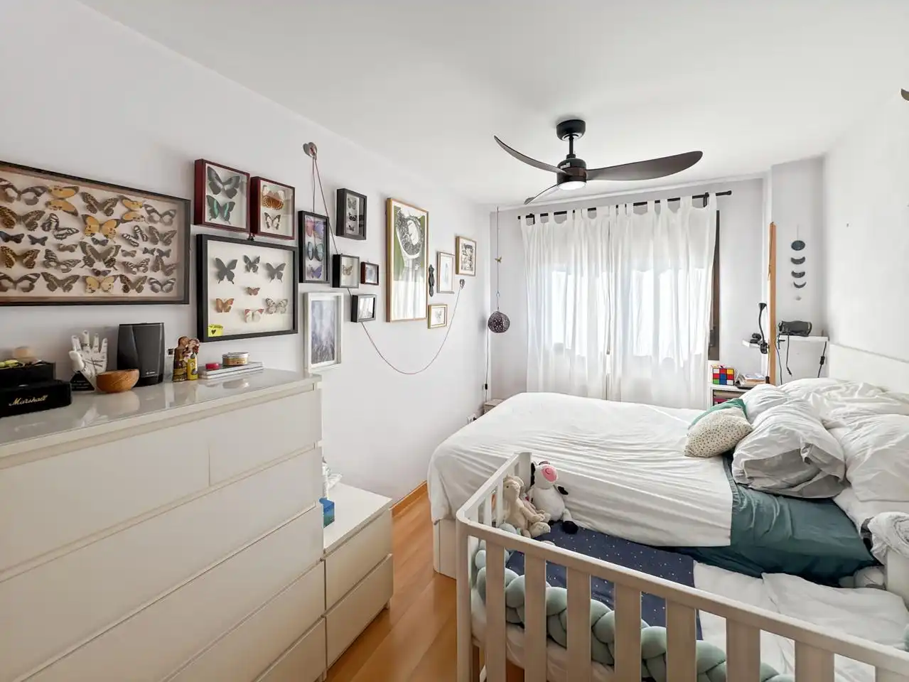 Bedroom of Flat for sale in Madrid  with Air Conditioner, Heating and Community pool