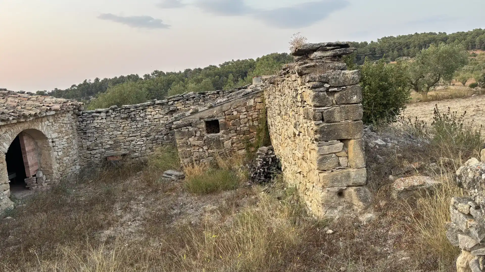 Vista exterior de Finca rústica en venda en La Fatarella amb Jardí privat