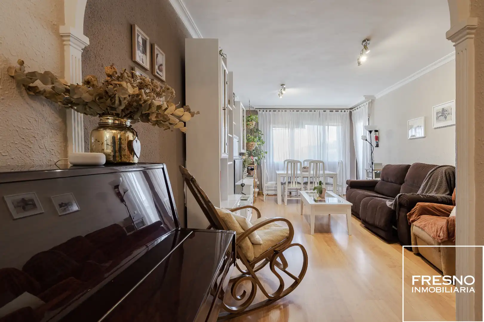 Wohnzimmer von Wohnung zum Verkauf in Algete mit Heizung, Parkett und Terrasse