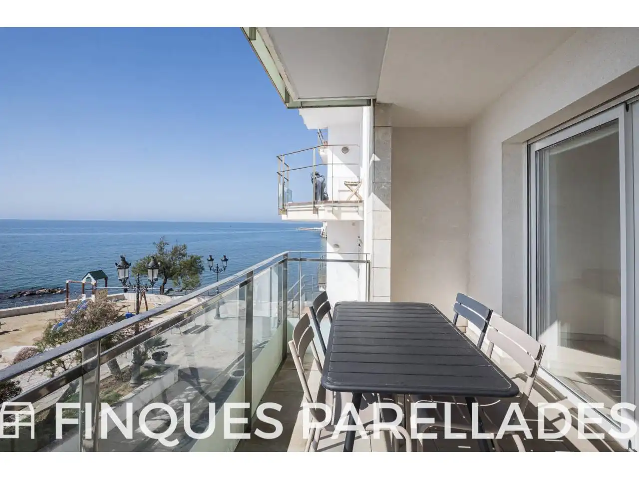 Balcony of Flat for sale in Sitges  with Air Conditioner, Heating and Parquet flooring