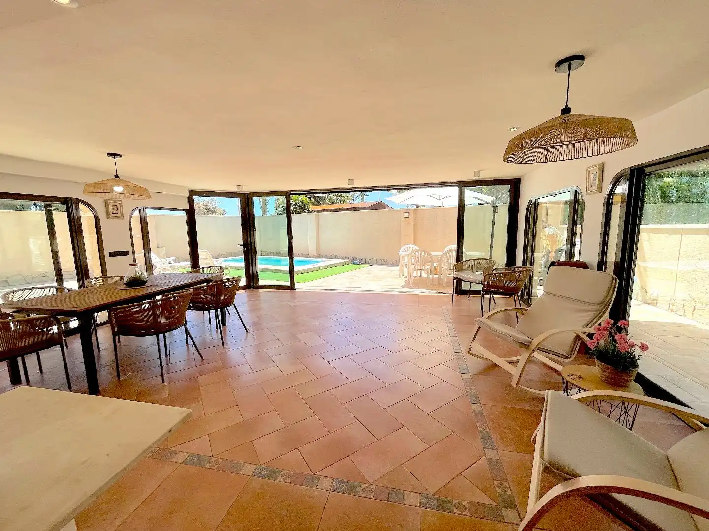 Terrace of Houses for rent in Platja de la Pobla de Farnals