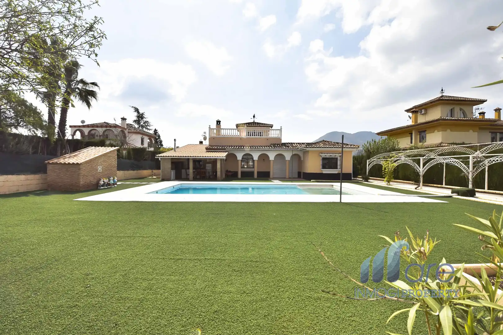 Jardín de Casa o chalet en venta en Atarfe con Aire acondicionado, Jardín privado y Piscina