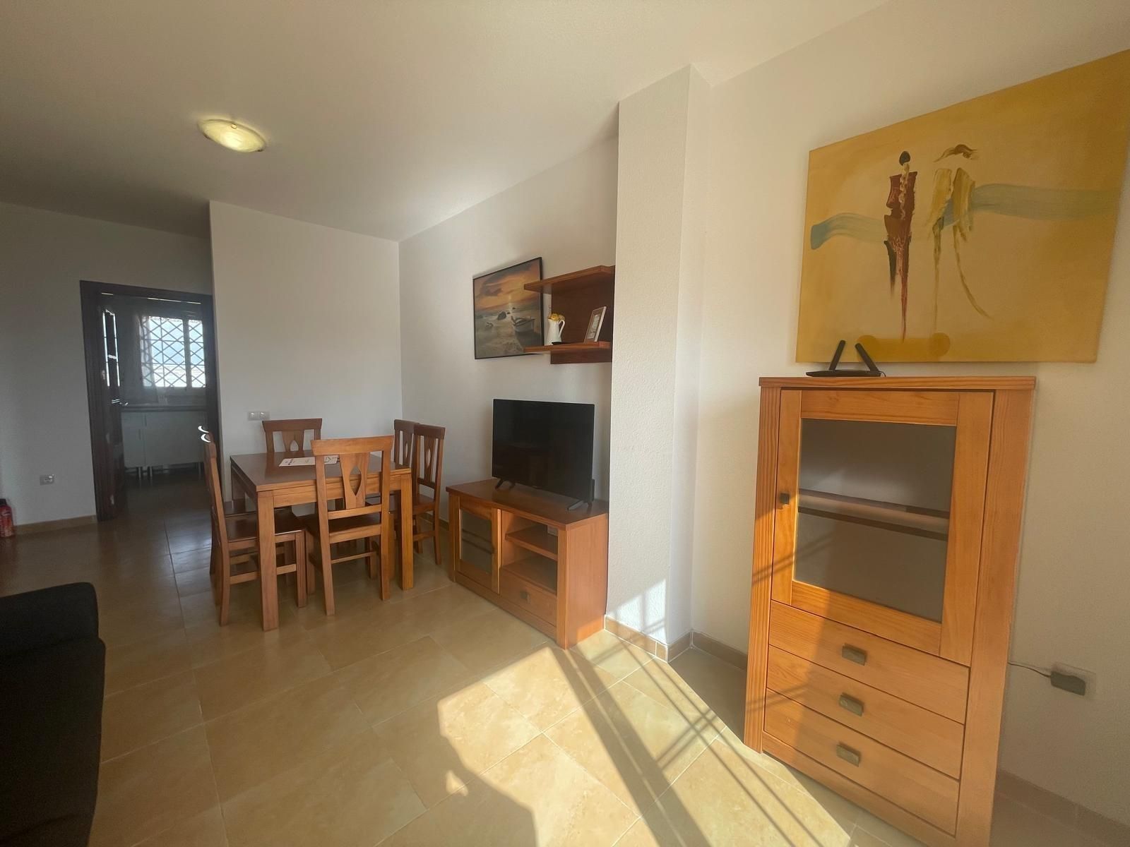 Living room of Flat for sale in Roquetas de Mar  with Private garden, Terrace and Balcony