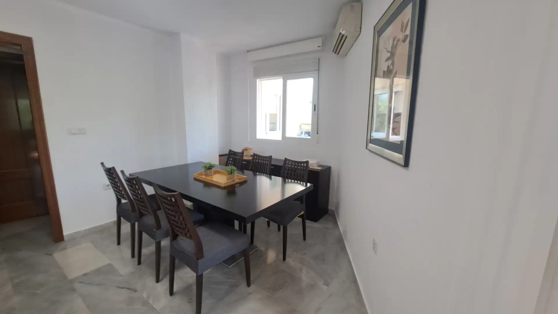 Dining room of Flat for rent in Marbella  with Air Conditioner, Heating and Terrace