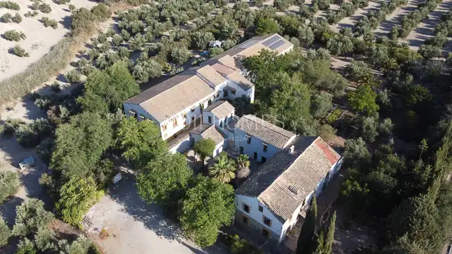 Vista exterior de Finca rústica en venta en Úbeda con Jardín privado, Terraza y Piscina