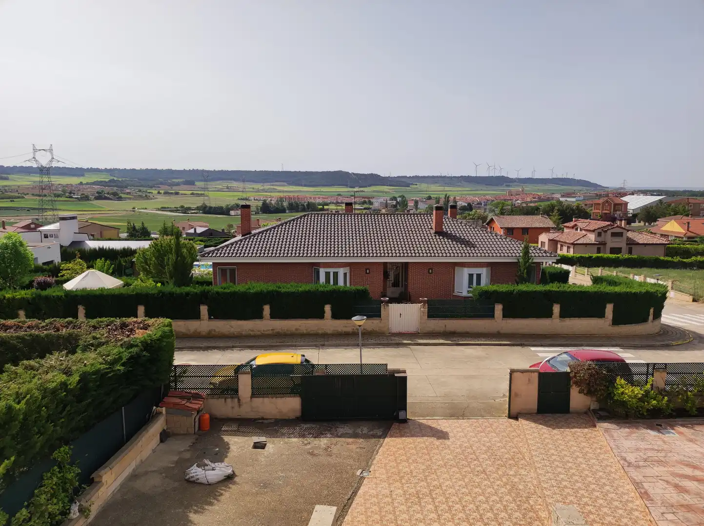 Vista exterior de Casa o chalet en venta en Villalobón con Calefacción, Jardín privado y Terraza