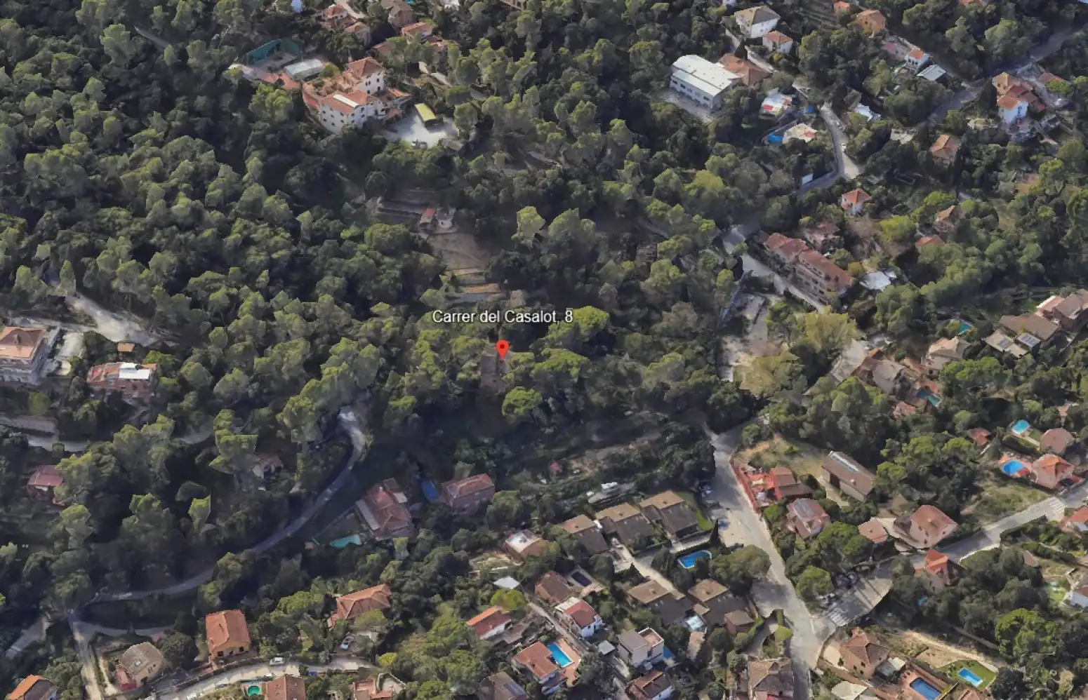 Vista exterior de Casa o chalet en venta en Sant Cugat del Vallès con Jardín privado