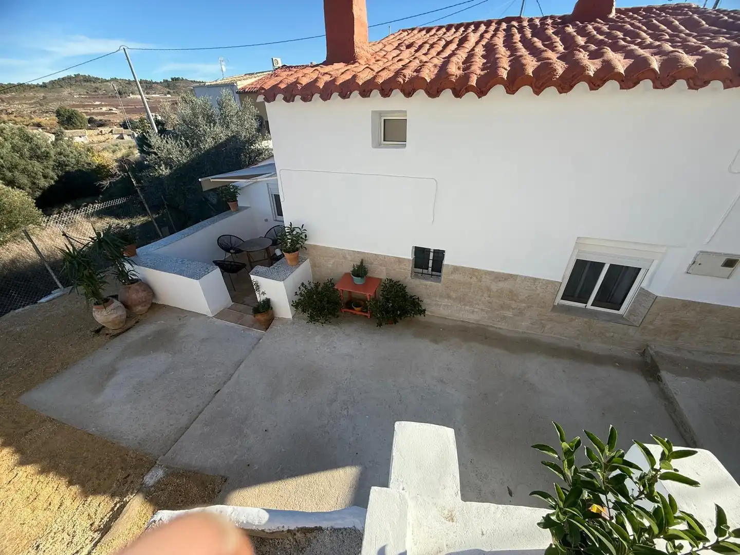 Vista exterior de Casa o xalet en venda en Cehegín amb Aire condicionat, Jardí privat i Terrassa
