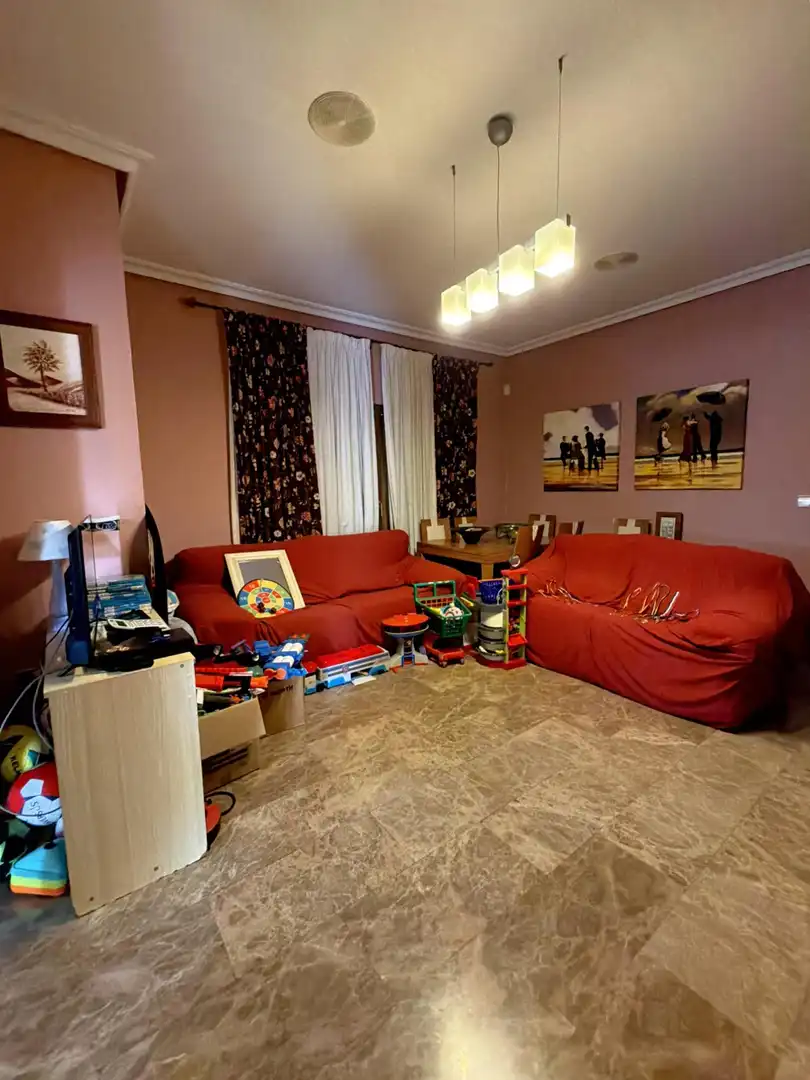Sala de estar de Casa o chalet en venta en Murcia con Aire acondicionado, Calefacción y Jardín privado