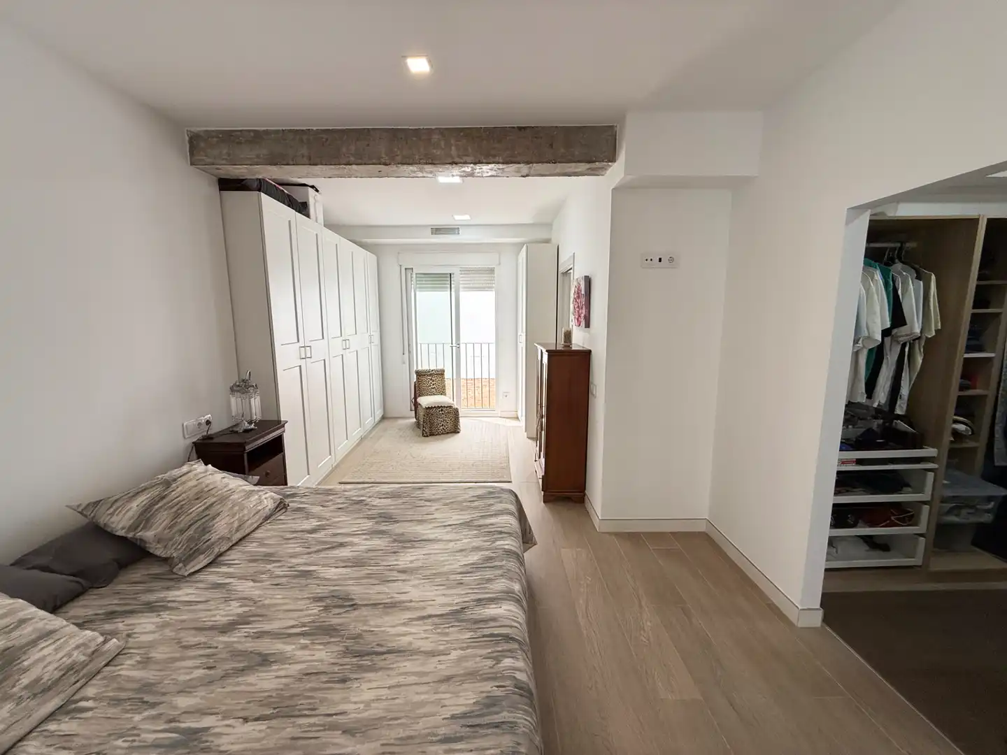 Dormitori de Casa o xalet de lloguer en Alboraya amb Aire condicionat, Moblat i Rentadora