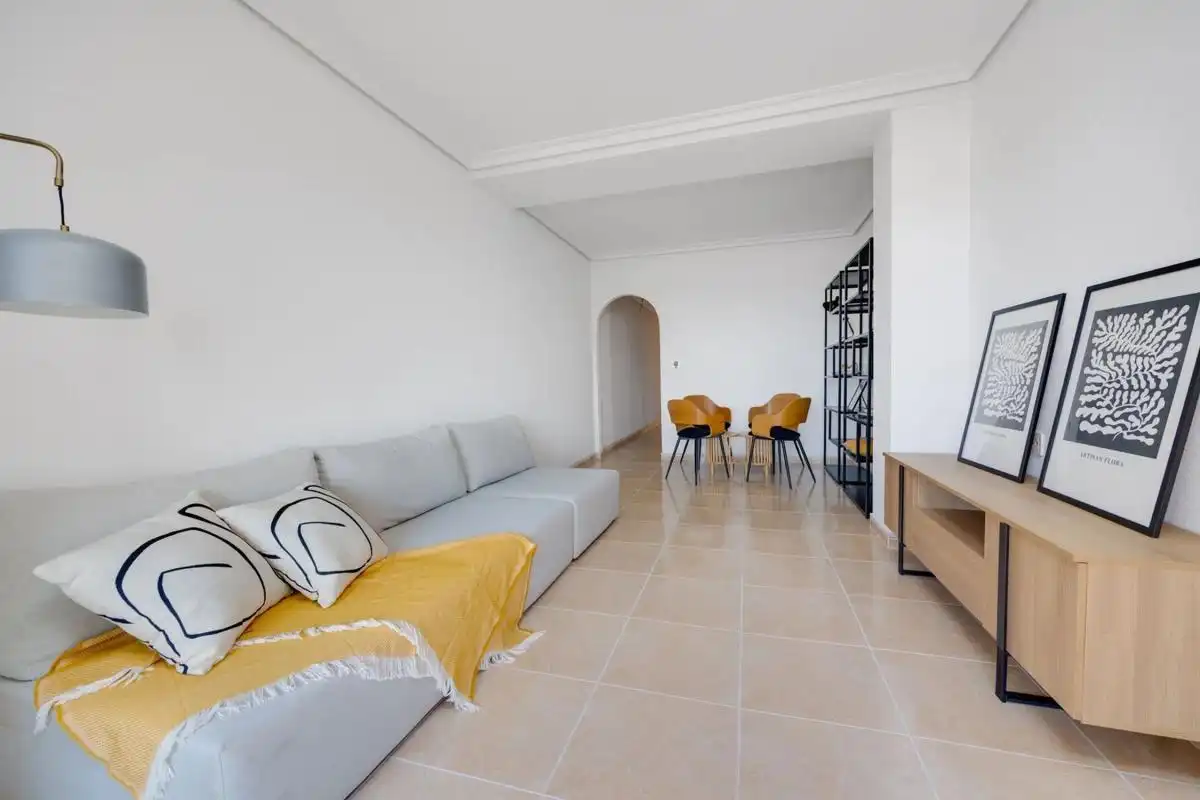 Sala de estar de Piso en venta en San Fulgencio con Jardín privado y Piscina