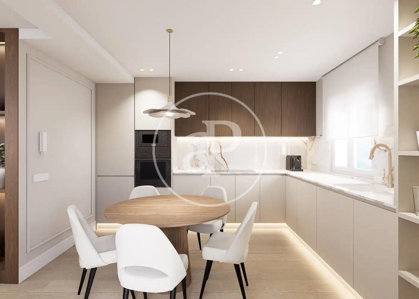 Kitchen of Flat for sale in Madrid  with Air Conditioner, Heating and Terrace