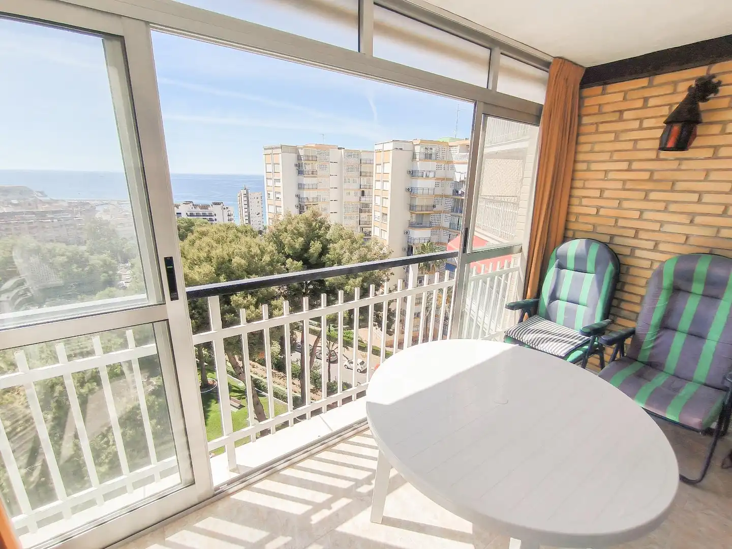 Bedroom of Flat for sale in Benidorm  with Private garden, Terrace and Furnished