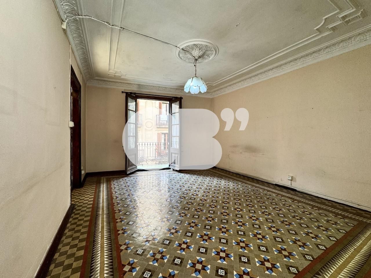 Living room of Flat for sale in  Barcelona Capital  with Balcony