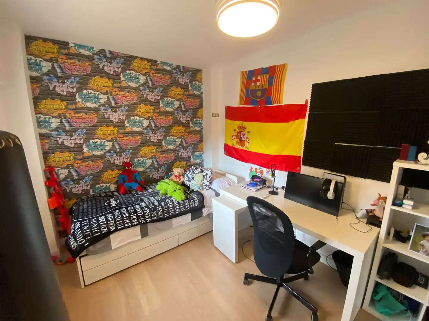 Schlafzimmer von Dachboden zum Verkauf in Molina de Segura mit Klimaanlage, Heizung und Terrasse