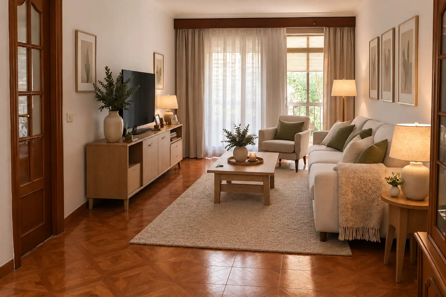 Sala de estar de Piso en venta en Parque Cataluña