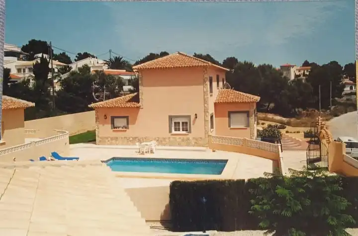 Piscina de Casa o chalet en venta en Calpe / Calp con Aire acondicionado, Calefacción y Terraza