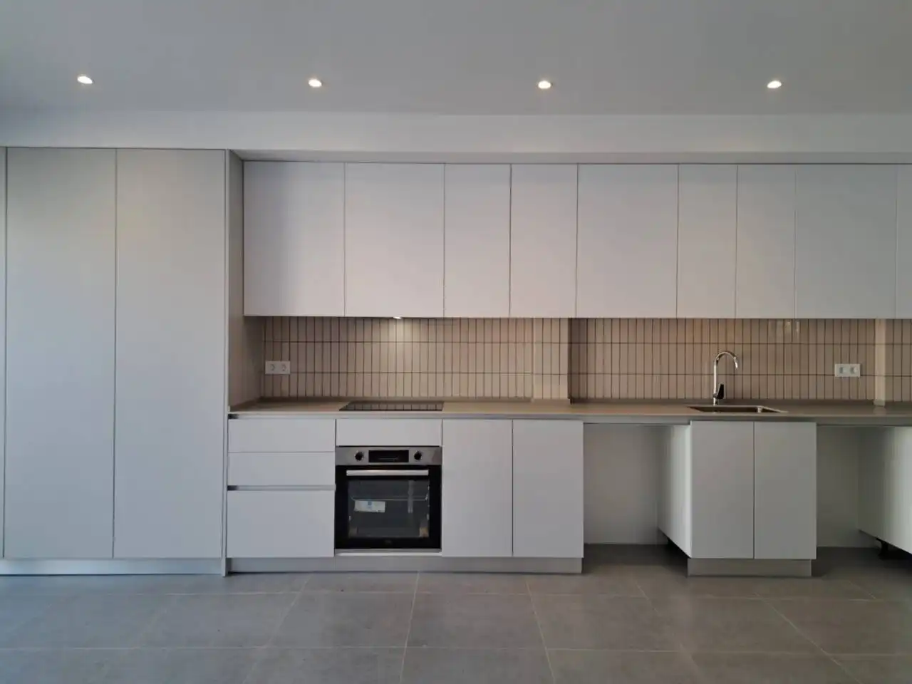Kitchen of Flat for rent in Sabadell  with Air Conditioner, Heating and Private garden