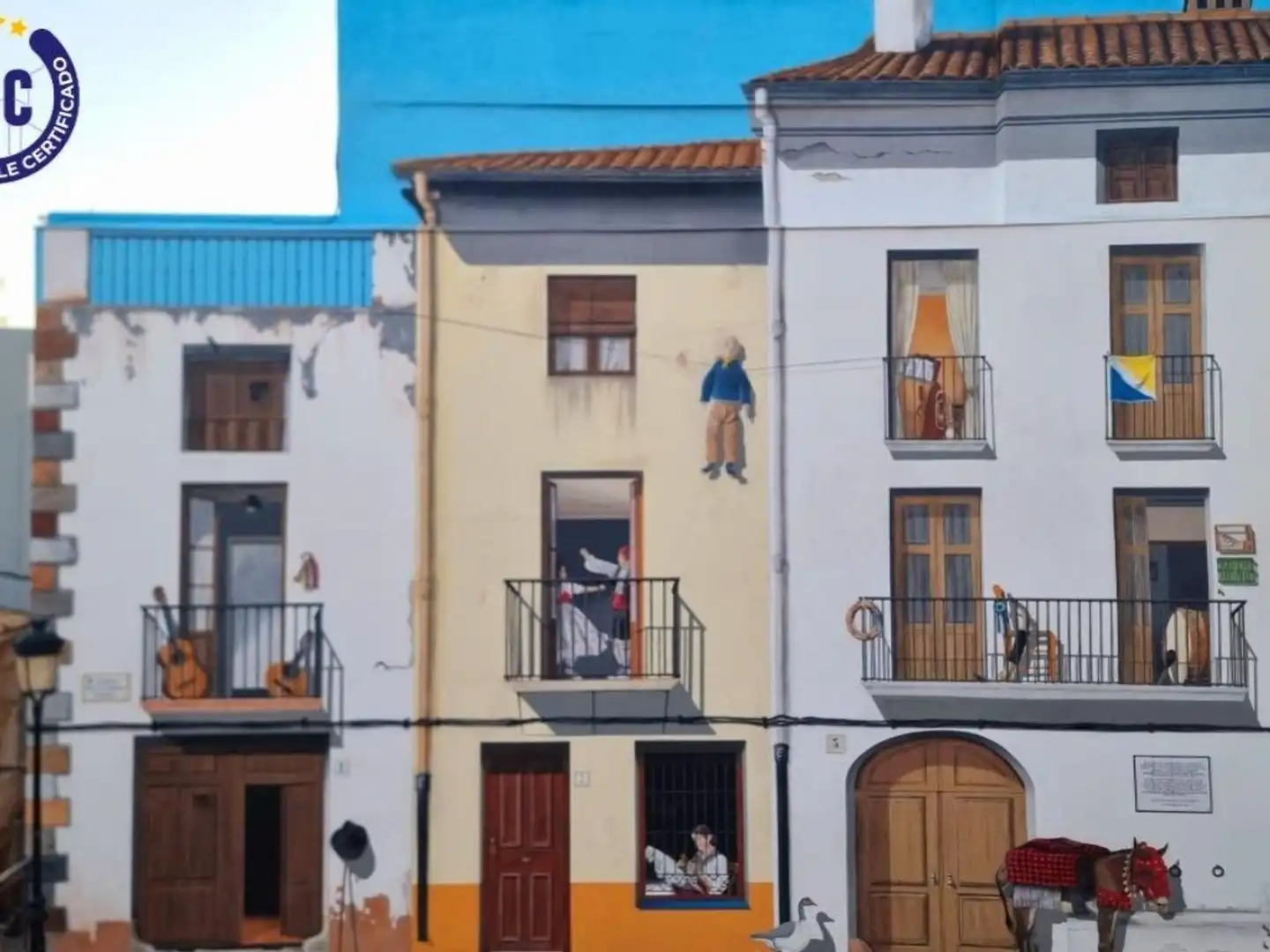 Exterior view of Houses for sale in L'Alcora  with Heating, Terrace and Storage room