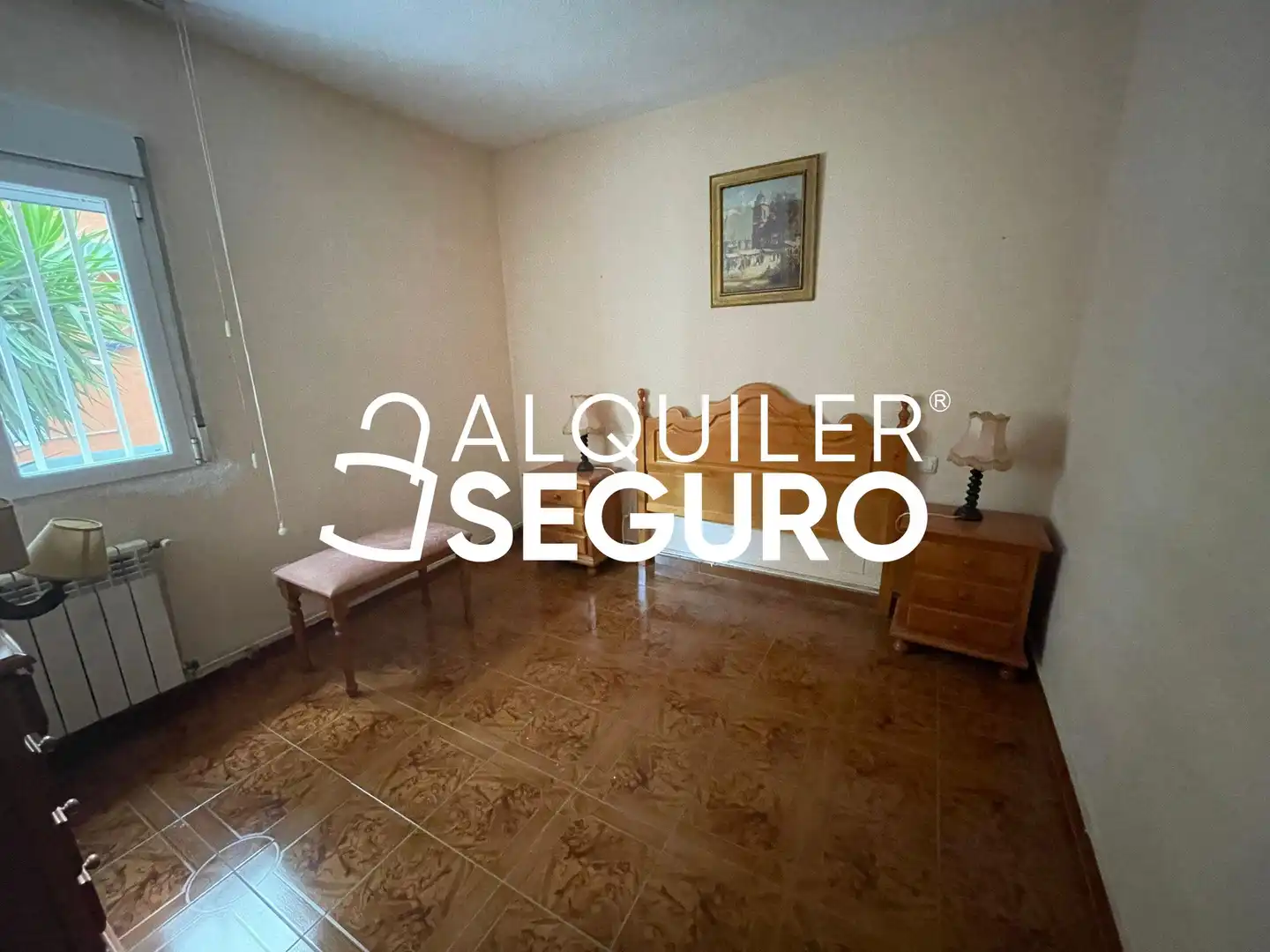 Bedroom of Flat for rent in Madrid  with Heating