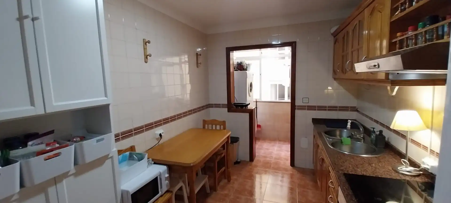 Kitchen of Flat for share in Las Palmas de Gran Canaria  with Furnished, Oven and Washing machine