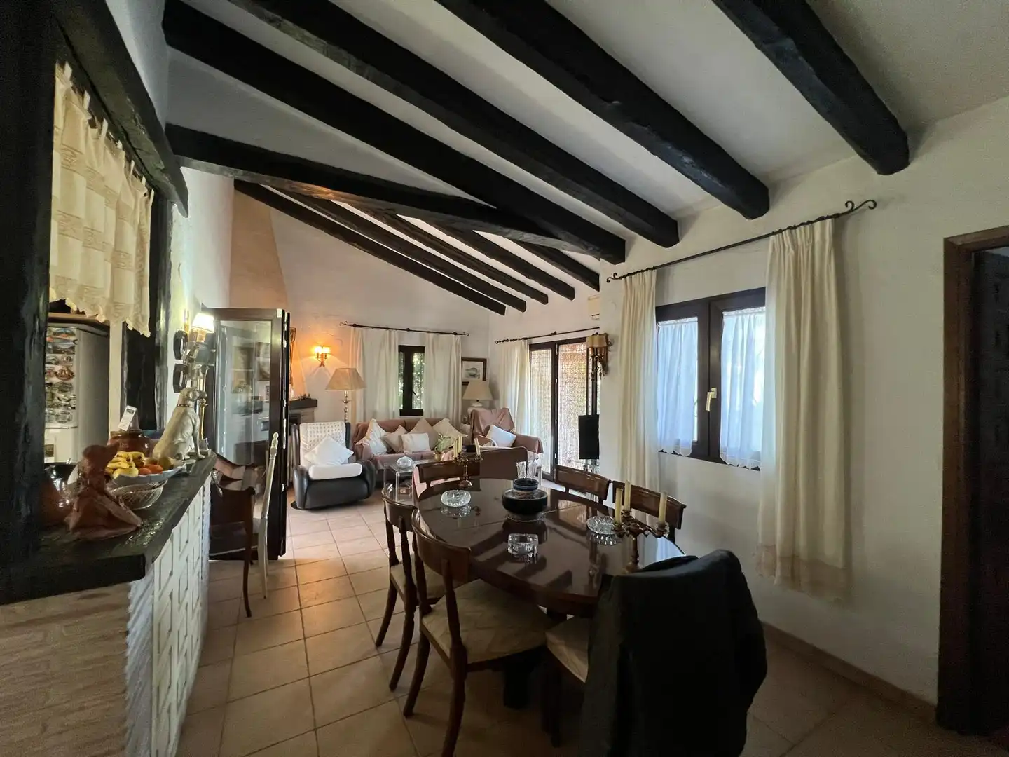 Dining room of Houses for sale in Dénia  with Air Conditioner, Heating and Storage room