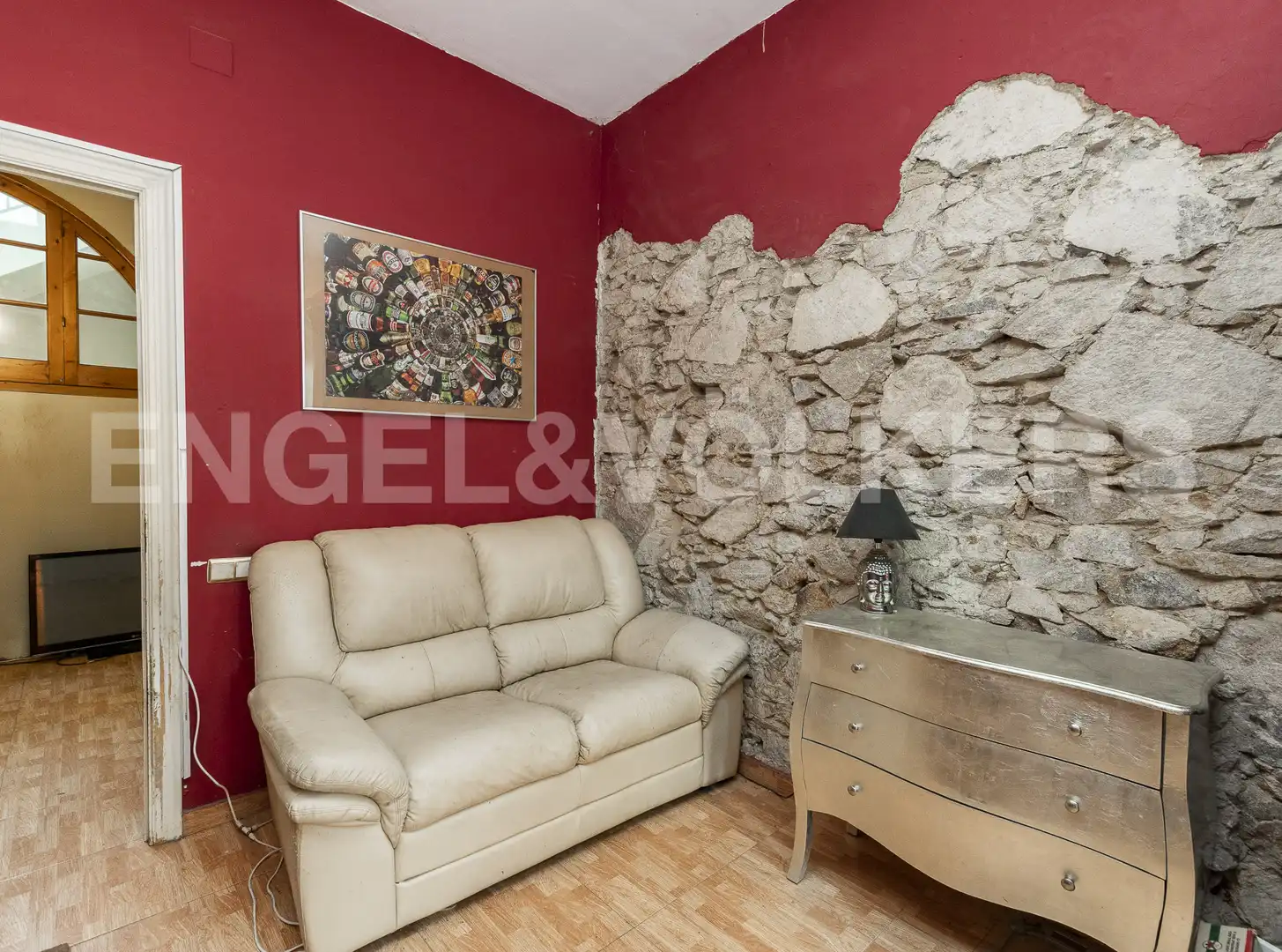 Sala d'estar de Casa adosada en venda en Arenys de Munt amb Calefacció, Terrassa i Jacuzzi