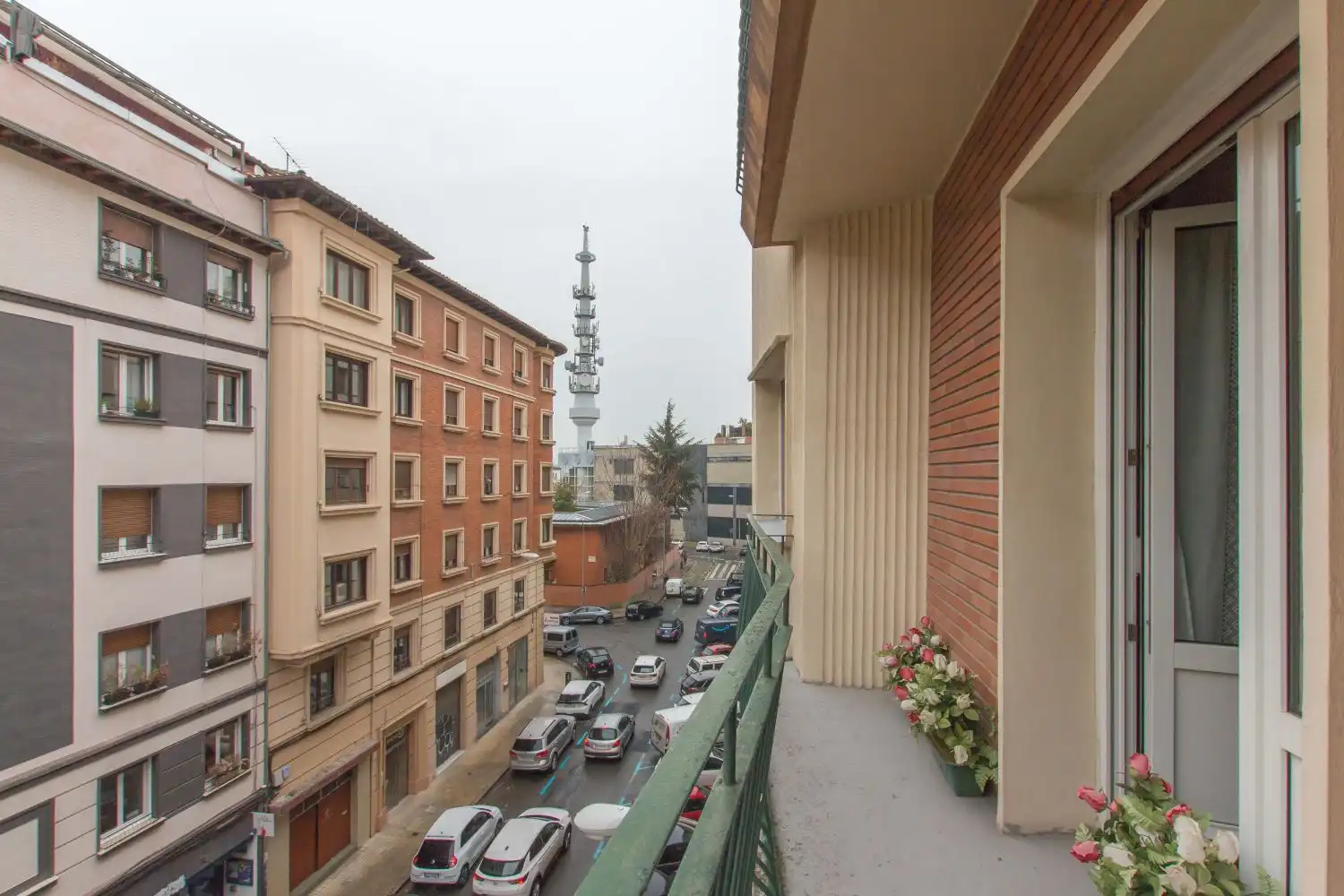 Exterior view of Flat for sale in  Pamplona / Iruña  with Heating and Balcony