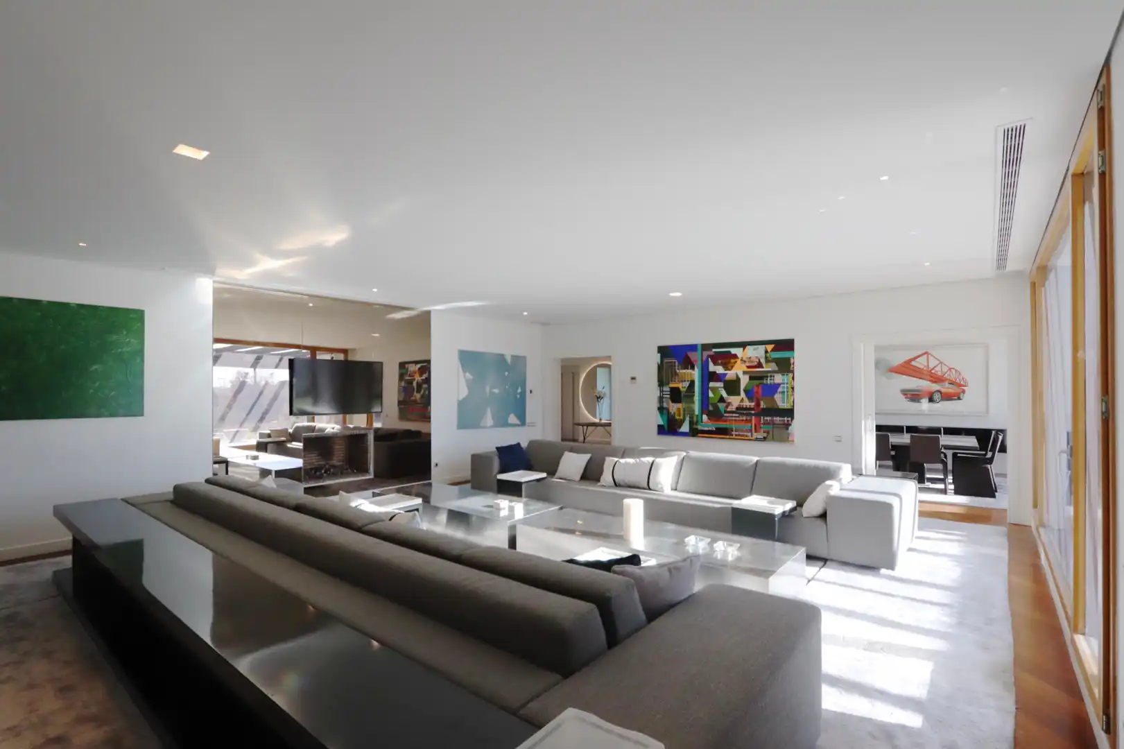 Living room of Houses for rent in Pozuelo de Alarcón  with Air Conditioner, Heating and Private garden