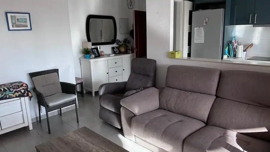 Wohnzimmer von Wohnung zur Miete in La Manga del Mar Menor mit Möbliert