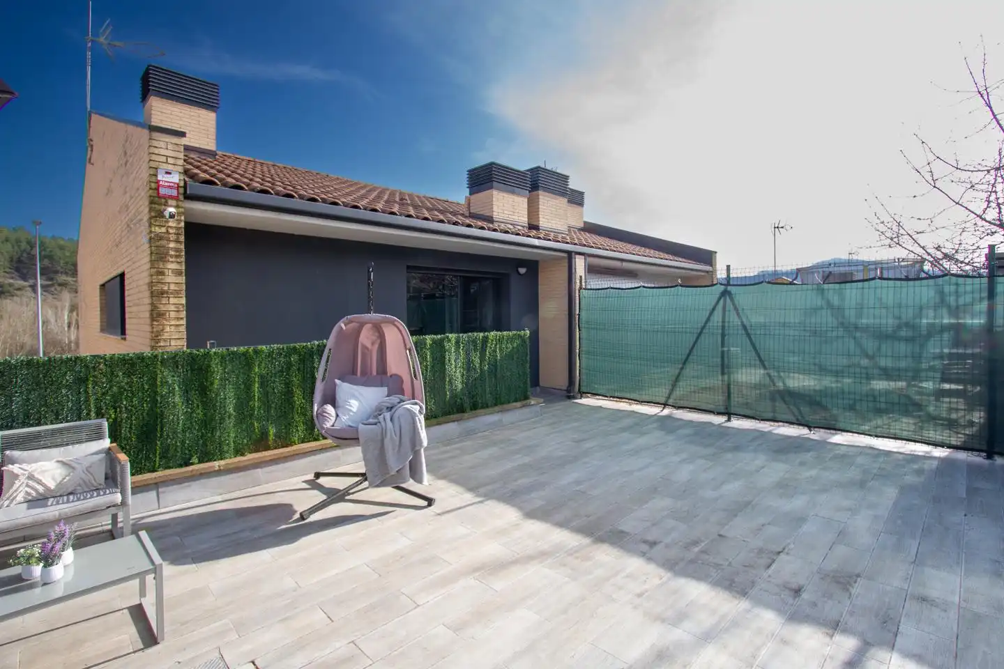 Terraza de Casa o chalet en venta en Aoiz / Agoitz con Jardín privado, Terraza y Amueblado