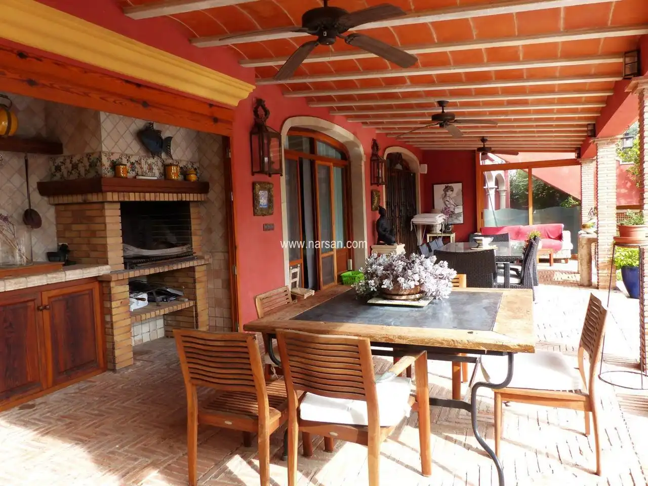 Terraza de Casa o chalet en venta en Oropesa del Mar / Orpesa con Aire acondicionado, Jardín privado y Terraza