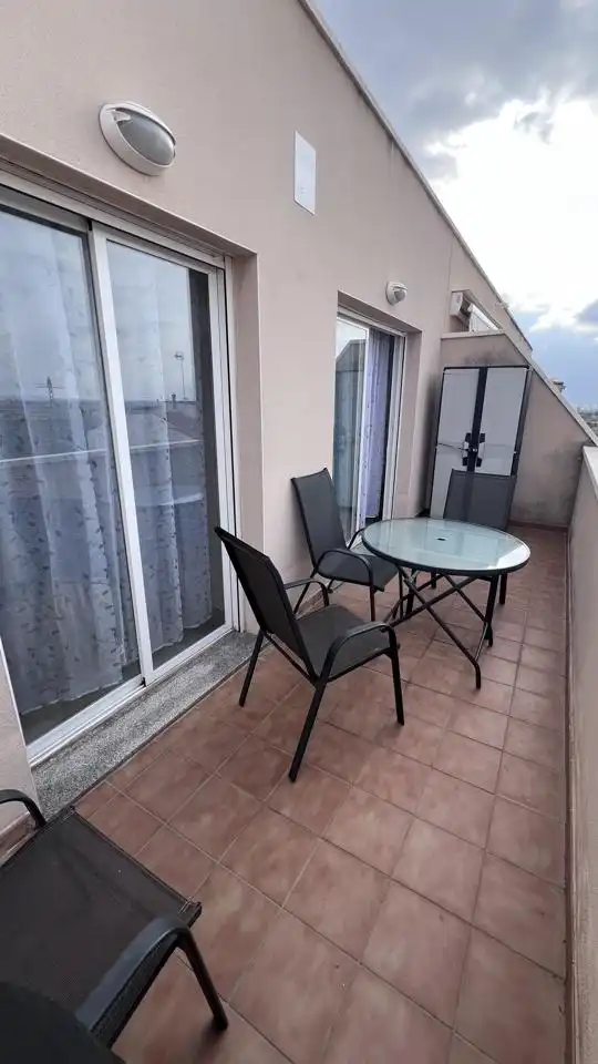Terrasse von Wohnung zum Verkauf in Torreblanca mit Klimaanlage, Terrasse und Möbliert