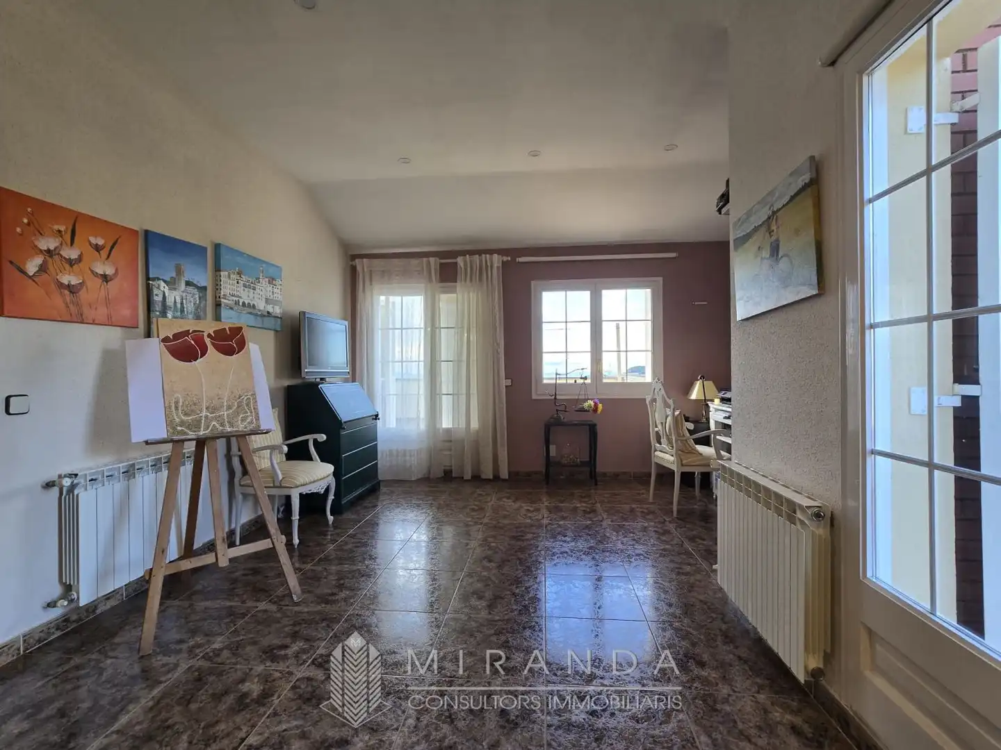 Sala d'estar de Casa o xalet en venda en Cànoves I Samalús amb Aire condicionat, Calefacció i Terrassa