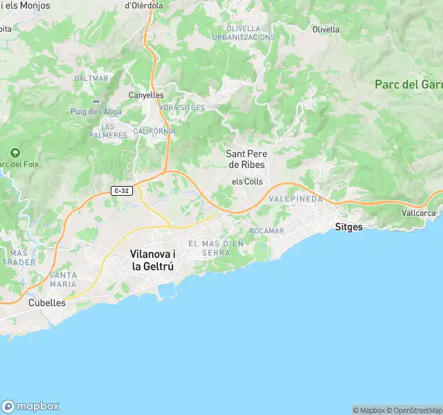 Vista exterior de Piso en venta en Vilanova i la Geltrú