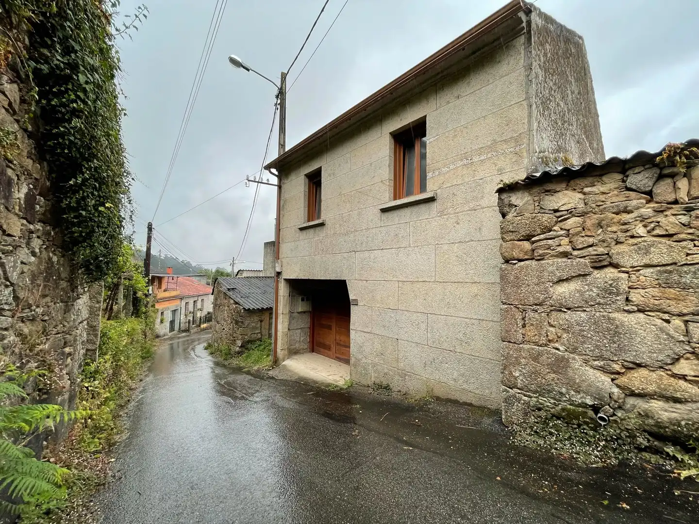 Vista exterior de Casa o chalet en venta en Vilagarcía de Arousa con Jardín privado, Terraza y Trastero