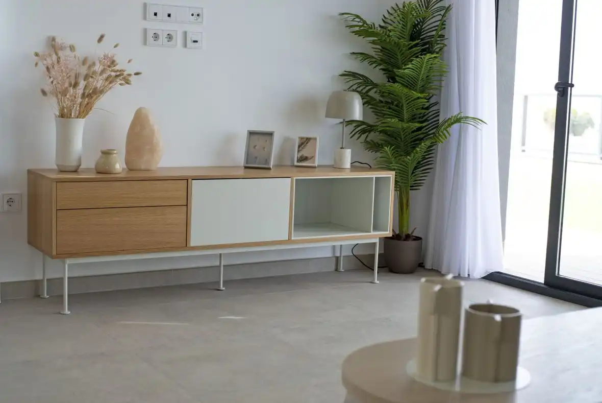 Sala de estar de Apartamento en venta en Santa Pola con Aire acondicionado, Calefacción y Terraza