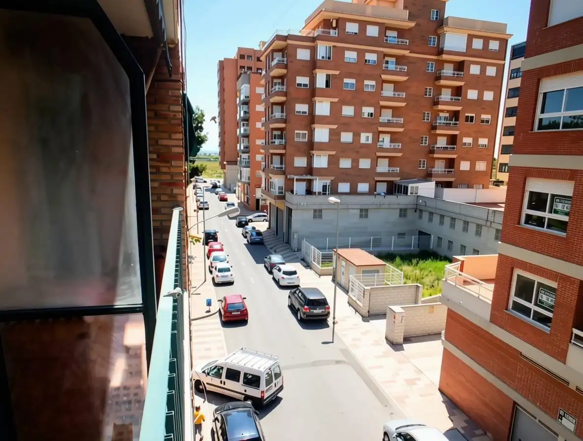 Außenansicht von Wohnungen zum Verkauf in Cullera mit Terrasse und Möbliert